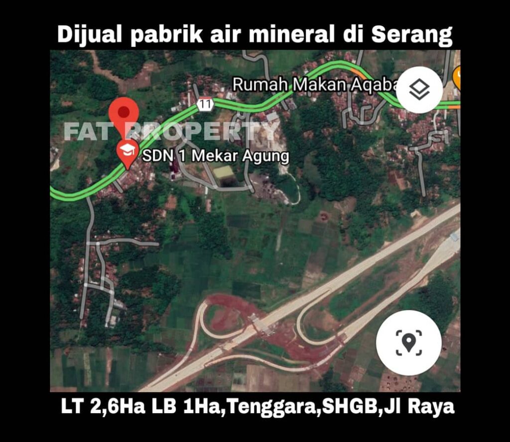 DIJUAL PABRIK AIR MINUM di Pandeglang,Serang.