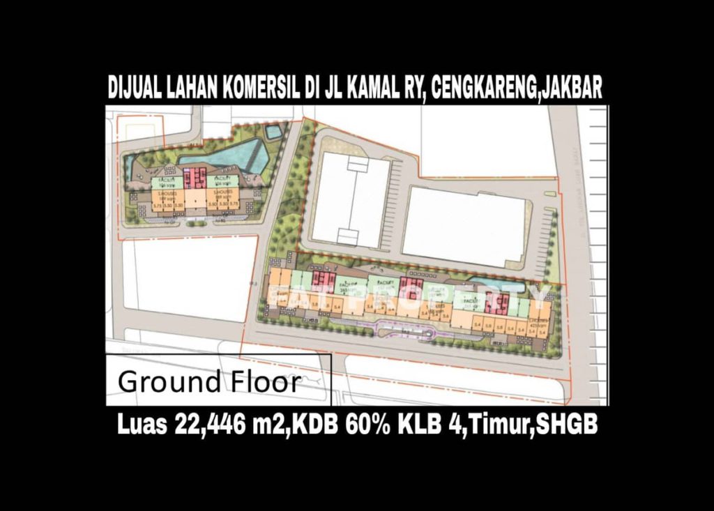 Dijual lahan komersil di Jl Kamal Raya,Cengkareng,Jakarta Barat.