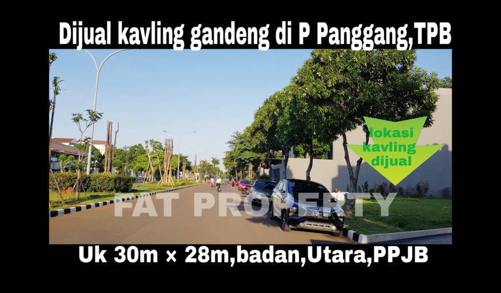 Dijual kavling premium hunian di Jl Boulevard Pulau Panggang Blok R1 no 61 & 62,Taman Permata Buana,Jakarta Barat.