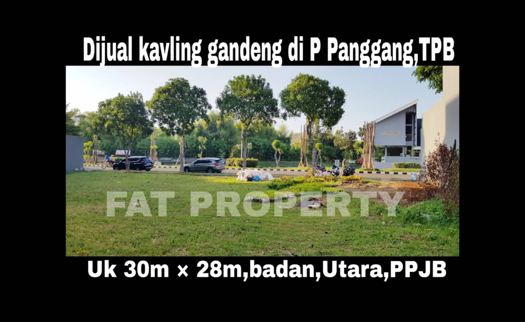 Dijual kavling premium hunian di Jl Boulevard Pulau Panggang Blok R1 no 61 & 62,Taman Permata Buana,Jakarta Barat.