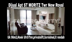 Dijual Apartment ST Moritz di Jl Puri Indah Jakarta Barat.