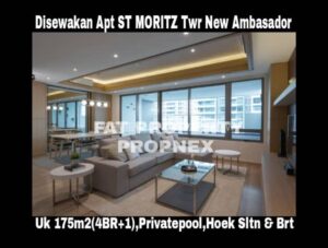 Disewakan Apartment ST MORITZ Tower terbaru dan terlengkap: New Ambasador.