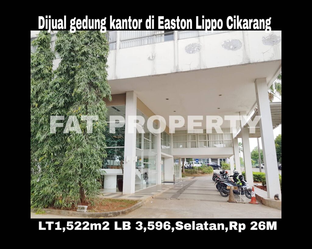 Dijual gedung di Easton Commercial Centre,Jl Gunung Panderman,Lippo Cikarang.