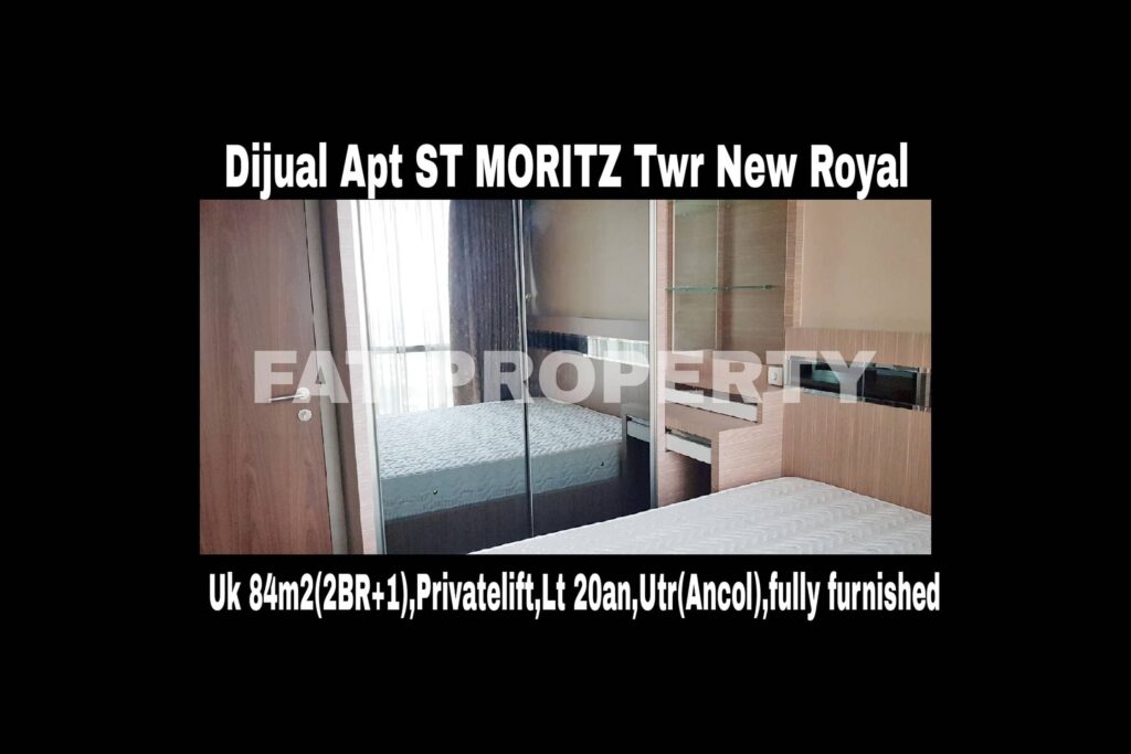 Dijual rugi Apartment ST Moritz di Jl Puri Indah Jakarta Barat.