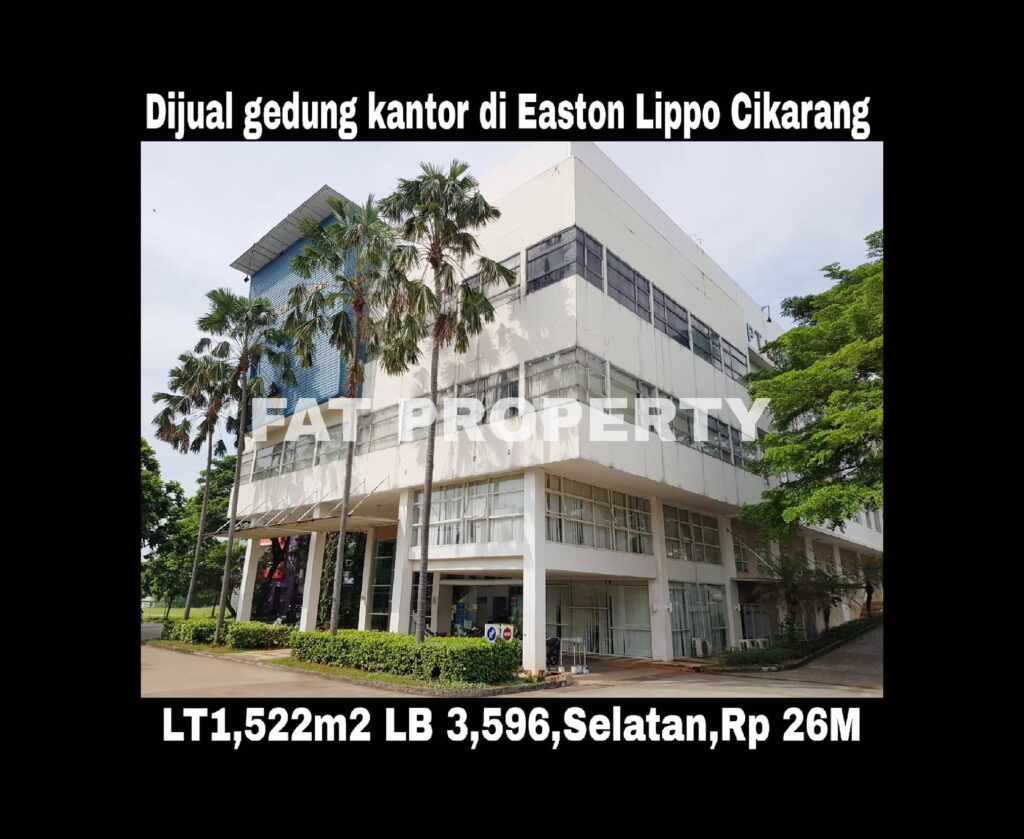 Dijual gedung di Easton Commercial Centre,Jl Gunung Panderman,Lippo Cikarang.