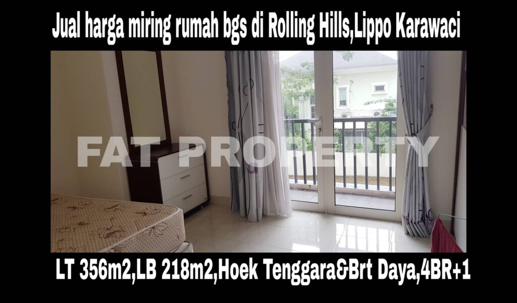 Dijual rumah bagus di Rolling Hills,Lippo Karawaci.