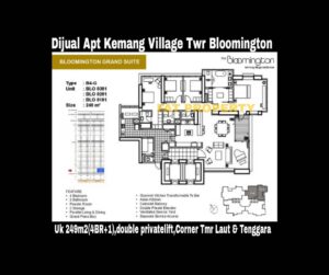 Dijual Apartement Kemang Village, integrated development terlengkap di Jakarta Selatan.