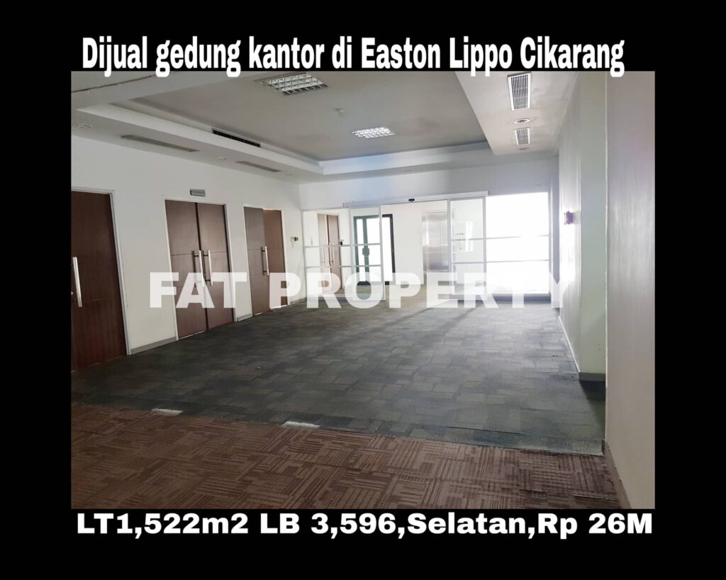 Dijual gedung di Easton Commercial Centre,Jl Gunung Panderman,Lippo Cikarang.