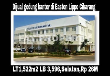 Dijual gedung kantor di Eaton Commercial Centre,Jl Gunung Panderman,Lippo Cikarang.
