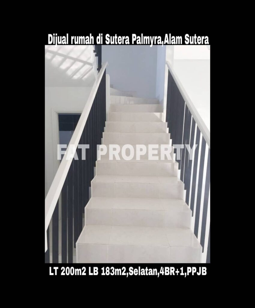 Jual cepat rumah bagus di Sutera Palmyra,Alam Sutera,Serpong.