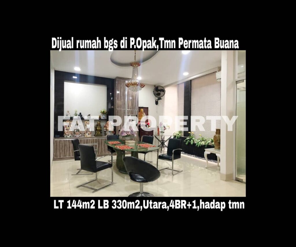 Dijual rumah mewah bagus di Jl.Pulau Opak,Taman Permata Buana,samping Puri Indah,Jakarta Barat.