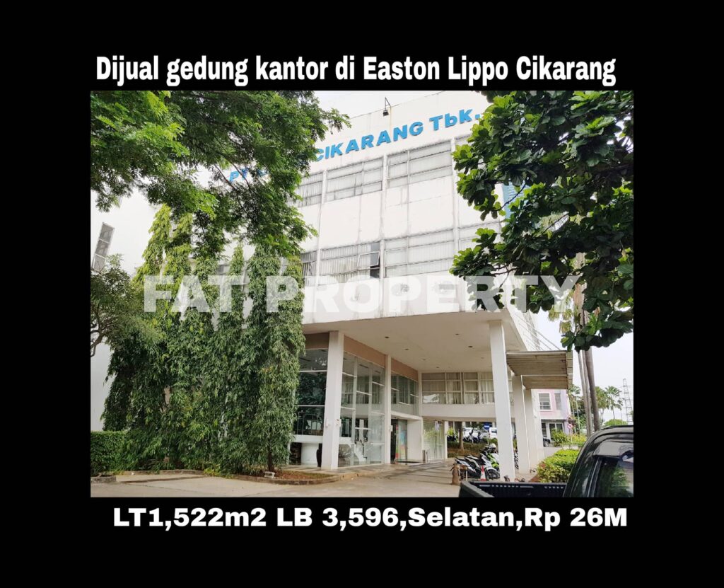 Dijual gedung di Easton Commercial Centre,Jl Gunung Panderman,Lippo Cikarang.
