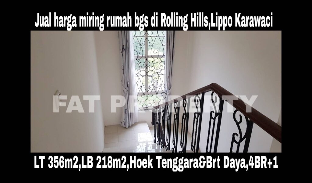 Dijual rumah bagus di Rolling Hills,Lippo Karawaci.