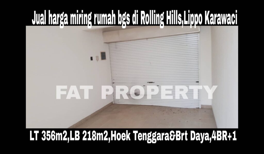 Dijual rumah bagus di Rolling Hills,Lippo Karawaci.