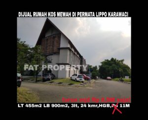 Dijual rumah kos mewah di Lippo Karawaci.