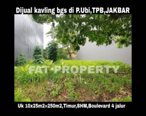 Dijual kavling di perumahan mewah di Pulau Ubi Raya,Taman Permata Buana,Jakarta Barat.