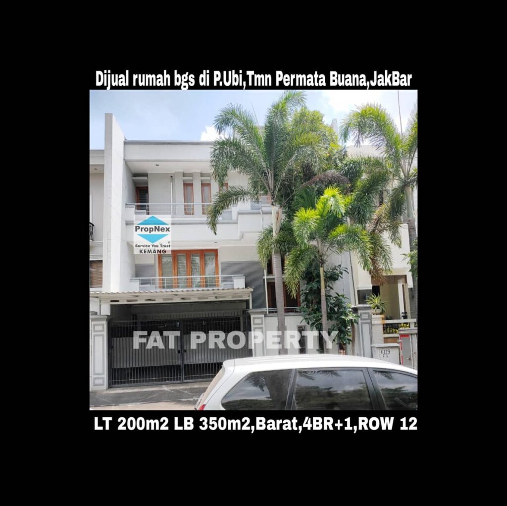 Dijual rumah mewah baru renov di Pulau Ubi Raya,Taman Permata Buana,Jakarta Barat.