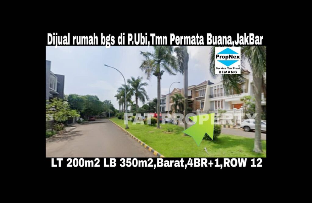 Dijual rumah mewah baru renov di Pulau Ubi Raya,Taman Permata Buana,Jakarta Barat.