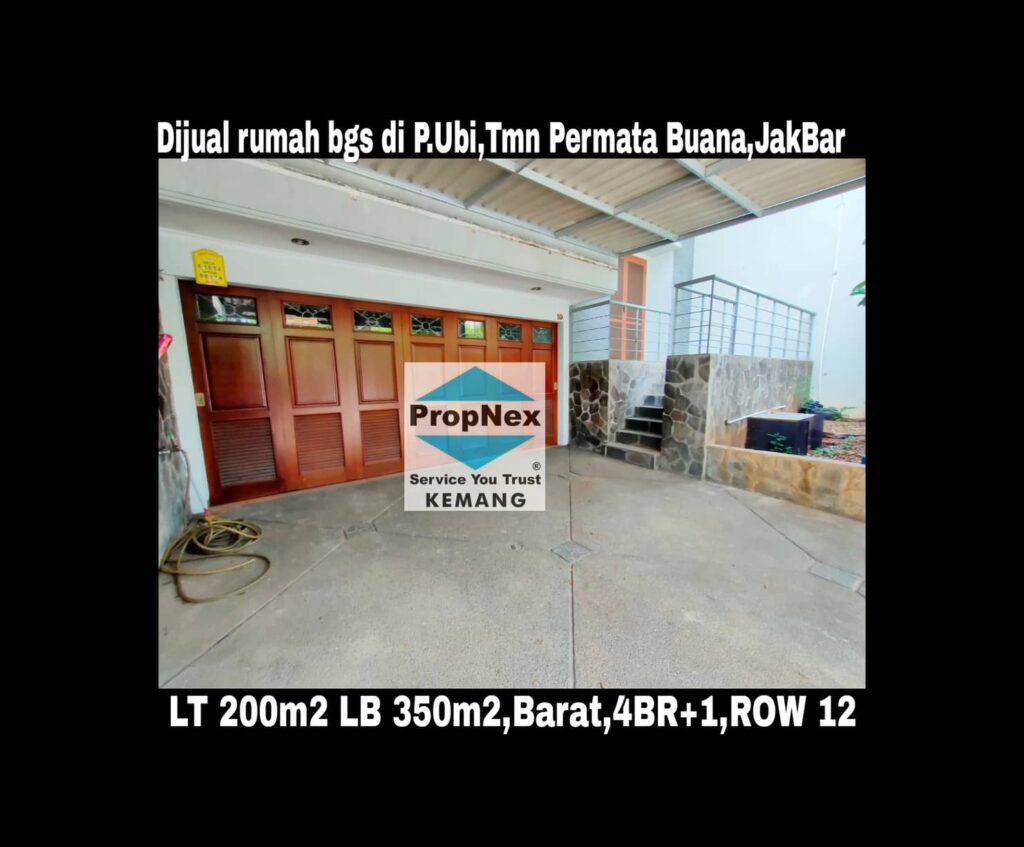 Dijual rumah mewah baru renov di Pulau Ubi Raya,Taman Permata Buana,Jakarta Barat.