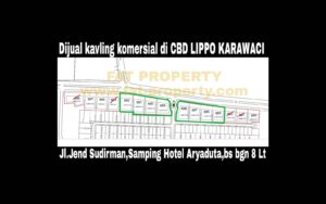 Dijual kavling komersil di CBD Lippo Karawaci: BEVERLY COMMERCIAL DISTRICT.