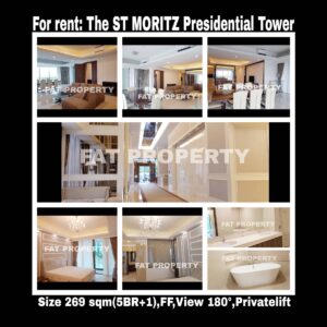 For rent: the best unit in The ST MORITZ Jakarta with view 180 degrees!