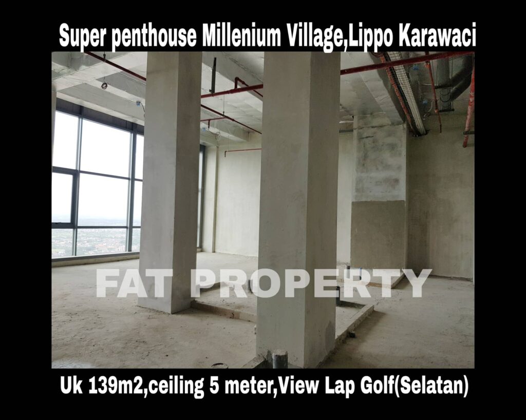 Dijual Super Psenthouse Apartment Millenium Village Tower Fairview,Lippo Karawaci.
