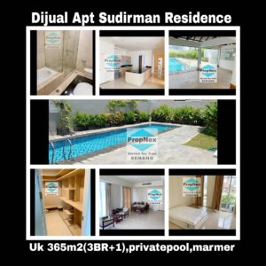 Dijual Sudirman Residence with privatepool.