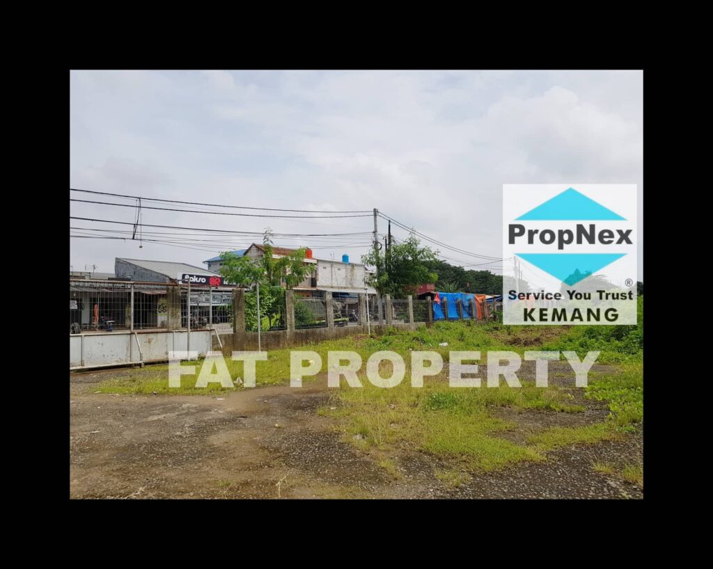 Dijual lahan komersil atau industry bersertifikat di jalan raya Pasar Kemis,Cikupa,Tangerang.