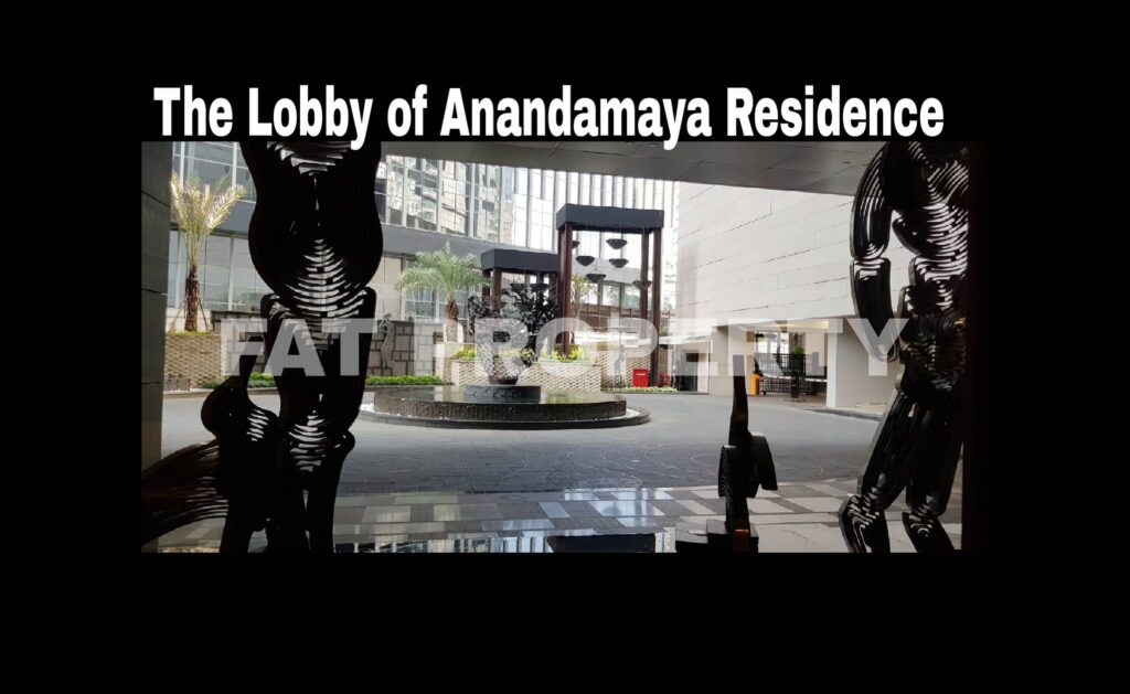 Dijual Condominium Anandamaya Residence,Jl Sudirman (Komplek Menara Astra),Jakarta Pusat.