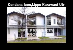 Dijual rumah millenial gaya minimalis Cendana Icon,Lippo Karawaci Utara.