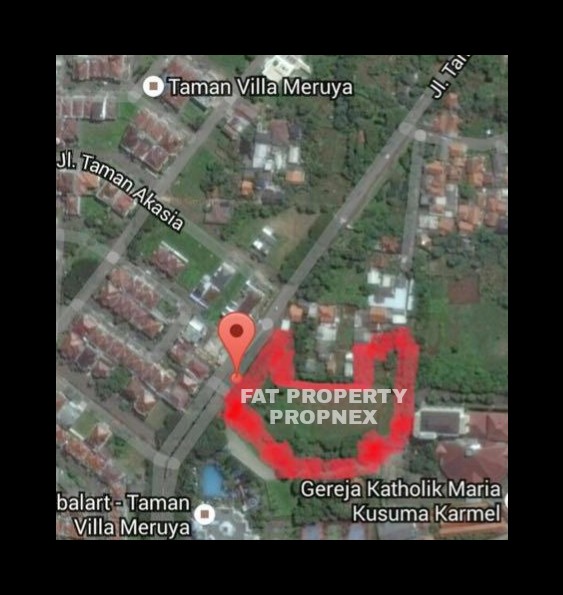 Dijual lahan komersil di Taman Villa Meruya,Jakarta Barat.