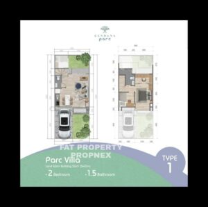 Rumah 2 lantai di Lippo Karawaci harga Rp 600jt-an:CENDANA HOMES!