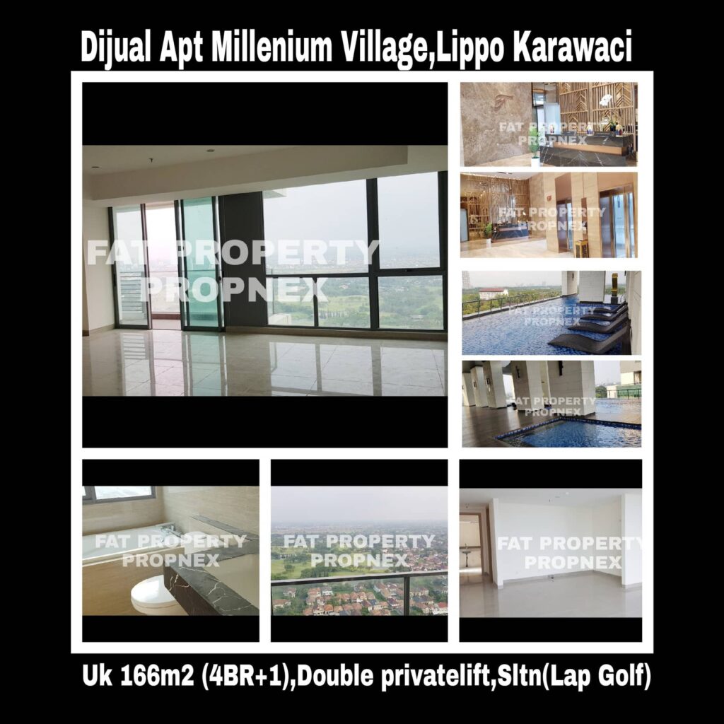 Dijual Apartment Millenium Village Tower Fairview,Lippo Karawaci.