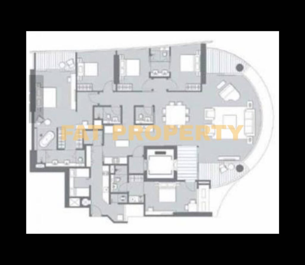Dijual Apartment ST MORITZ Tower Presidential the best unit in the best tower: ukuran 269m2.