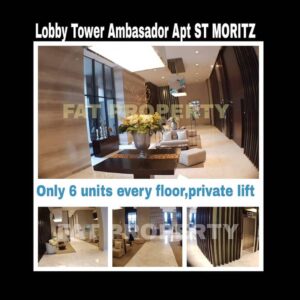 Disewakan Apartment ST MORITZ Tower Ambasador, tower paling strategis di tengah2 mal.