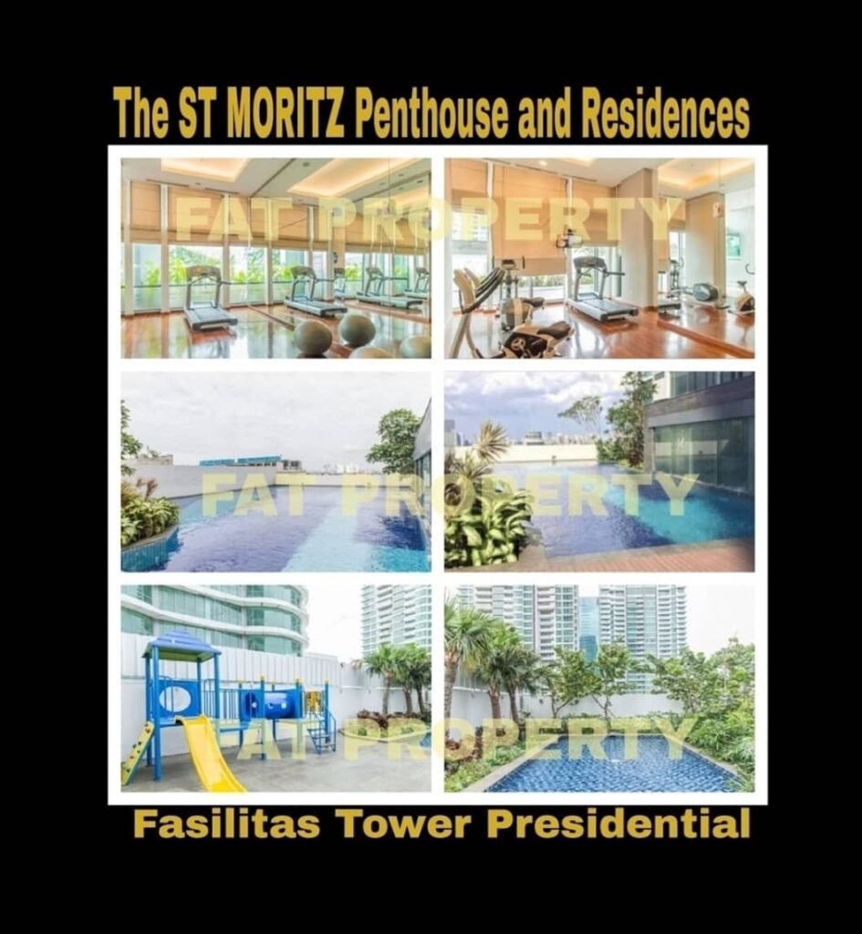 Dijual Apartment ST MORITZ Tower Presidential the best unit in the best tower: ukuran 269m2.