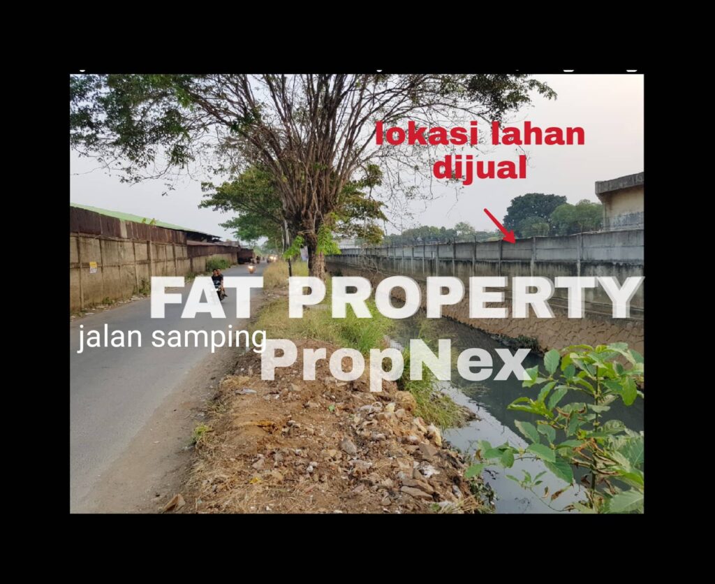 Dijual lahan komersil/tanah industry ex pabrik garmen Jl Gatot Subroto,Jatiuwung,Tangerang.