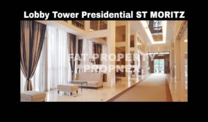 Dijual Apartment ST MORITZ Tower Presidential, tower paling ekslusif hanya 4 unit per lantai posisi paling private di ujung kompleks ST MORITZ.