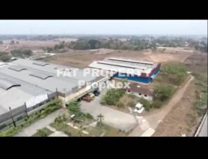 Dijual lahan dan bangunan pabrik bekas pabrik motor di Cikande.