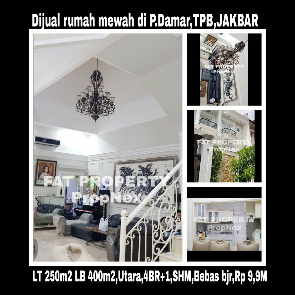 Dijual rumah bagus mewah di Pulau Damar,Taman Permata Buana,Jakarta Barat.