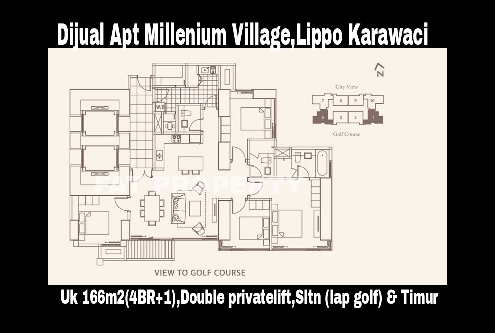 Dijual Apartment Millenium Village Tower Fairview,Lippo Karawaci.